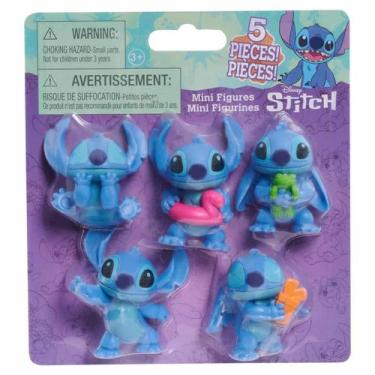 Imagem de 5 Mini Bonecos de 4cm do Stitch Colecionáveis - Disney - Sunny Brinque