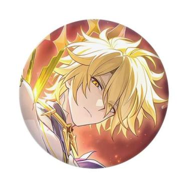 Imagem de Crachá De Cosplay De 58mm Do Jogo Honkai Star Rail: AMPHOREUS, Aglaea,