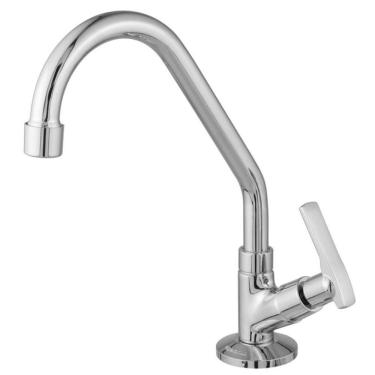 Imagem de Torneira Bancada de Cozinha 1/4 de Volta Artsy Cromado
