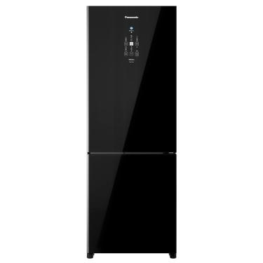 Imagem de Refrigerador Bottom Freezer Inverter Panasonic de 02 Portas Frost Free com 511 Litros Black Glass - NR-BB71GV7B