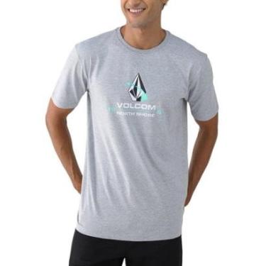 Imagem de Camiseta Volcom VLTS010447 Cinza Mescla-Masculino
