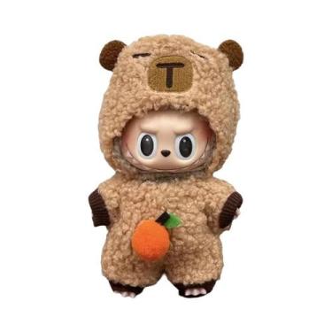 Imagem de Mini Pingente De Roupa Fofo Labubu Para Boneca De Pelúcia De 15-17cm -