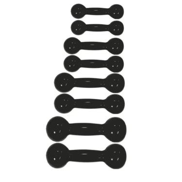 Imagem de Kit 4 Pares Halteres Emborrachados Pesos 2kg, 3kg, 4kg e 5kg-Unissex