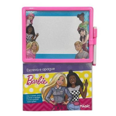 Imagem de Livro e Lousa Escreve E Apague - Livro Magic Kids - NoBrand, Barbie