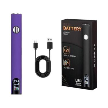 Imagem de Bateria De 650mAh Com Rosca 510, Carregador USB Para Ferramentas Elétr