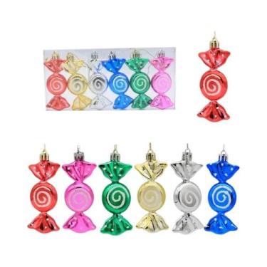 Imagem de Enfeites DIY De Natal Em Forma De Bastão De Gelo, 6 Peças Em Caixa, De