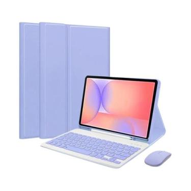 Imagem de Capa Com Teclado Para Samsung Galaxy Tab S10 Lite 10.9 Polegadas SM-X4