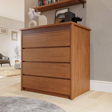 Imagem de Cômoda 4 Gavetas 100% Mdf Paolo Rubi