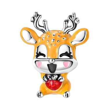 Imagem de Pingentes De Prata 925 De Animais Fofos (Gato E Urso) Para Pulseiras D