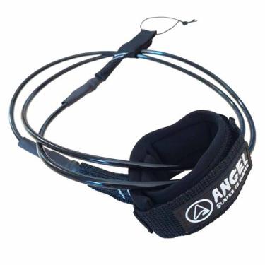 Imagem de Leash Angel Surf SILVER COMP - Angelsurfshop, Preto