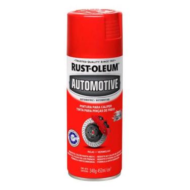 Imagem de Spray Automotivo Pinça Disco Freio Vermelho Brilhante Rust Oleum