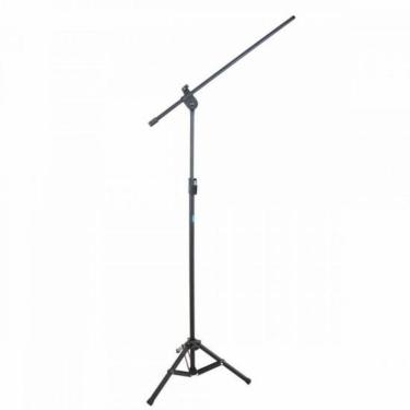 Imagem de Pedestal para Microfone Ou Banner TPA Preto F002 com Regulagem de Altura e Inclinação e...