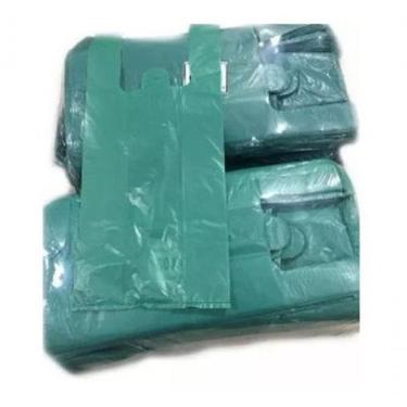 Imagem de Sacola Plástica Reciclada Reforçada 1KG Tamanhos Variados para Embalagens Diversas Azul...