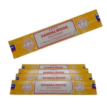 Imagem de Incenso Natural Satya - Sandalwood 15g Purificação Energética Harmoniz