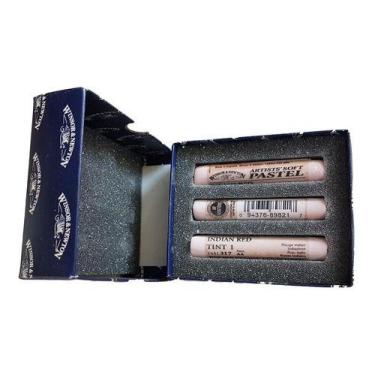 Imagem de Giz Pastel Seco Soft Winsor & Newton Estojo Vermelho Indiano
