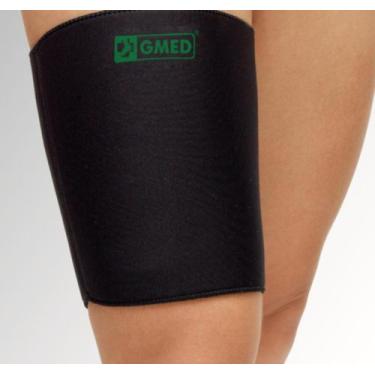 Imagem de Coxal em Neoprene Gmed com Compressão Anti-Lesão, Preto, M