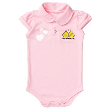 Imagem de Body Criciuma Polo Bebe Recem Nascido Branco Ou Rosa - Torcidababy, Ro