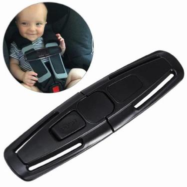 Imagem de Trava Cinto Cadeirinha Segurança Bebe Conforto Carro Clipe - I Love No