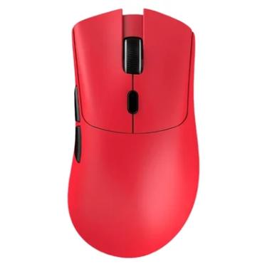 Imagem de Mouse Gamer Sem Fio Attack Shark R1, 18000 Dpi, 55g, Tri-mode, Sensor Paw3311, Vermelho