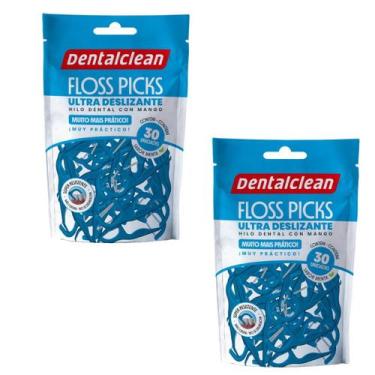 Imagem de Floss Picks Ultra Deslizante C/ Cabo 60Un - Dentalclean