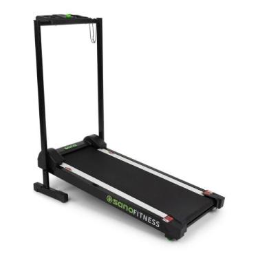 Imagem de Esteira Ergométrica Dobrável Sano Fitness GTR 1600 Bivolt até 9km/h co