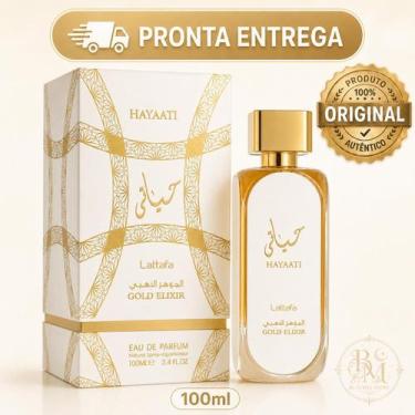 Imagem de Perfume Hayaati Gold Elixir 100ml Unissex EDP Original Lattafa