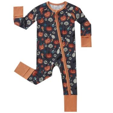 Imagem de Pijamas pureborn Baby Boys Girls Sleeper Viscose Bamboo 0-3M