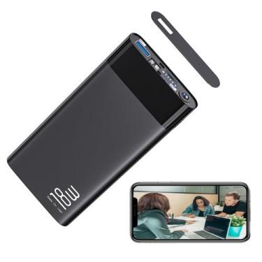 Imagem de Carregador de Celular LIZVIE com Câmera Oculta 1080P Visão Noturna