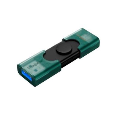 Imagem de Pen Drive 256GB Kingston DataTraveler DuoG2, USB-A + USB-C 3.2 Gen 1 -