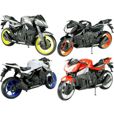 Imagem de Moto de Brinquedo Naked Motorcycle Design Moderno Roda Livre para Maiores de 3 Anos Roma Jensen