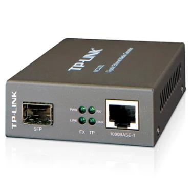 Imagem de Conversor De Mídia Tp-link Mc220l Fibra Óptica Gigabit 10/100/1000MBps Multi Modo/modo Único