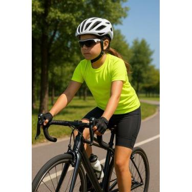 Imagem de Bermuda Ciclismo Infantil Kids Bike MTB Com Bolso Lateral Forro Acolch