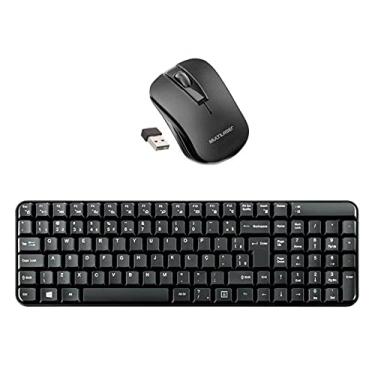 Imagem de Kit Teclado E Mouse Sem Fio Multilaser Para Pc Notebook