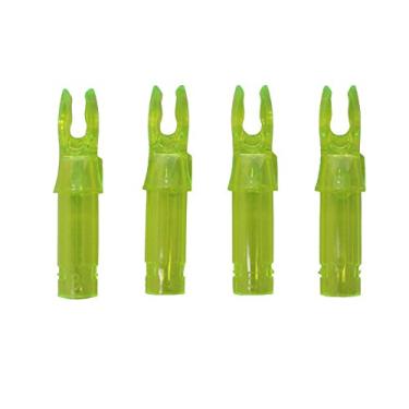 Imagem de SAS Precision 0,245" Carbono Padrão 10 Grains Nock - Pacote com 12, Lime