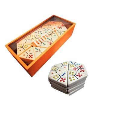 Imagem de Jogo Trimino Edicao Luxo Educativo Legítimo Board Game