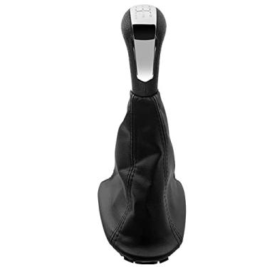 Imagem de Fouedy Para Chevrolet Spark 2011 2013 2014 2015 2016 Manípulo de mudança de marchas alavanca alavanca polaina capa de bota colar acessórios de estilo de carro (cromado)