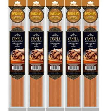 Imagem de Incenso Premium Canela Darshan 5 SK Fechamento Zip -50 varetas