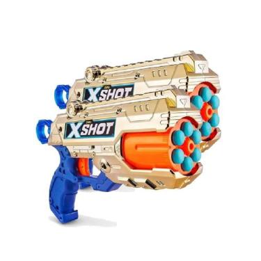 Imagem de 2 Pistolas Lançadores Lança Dardo Lançadores X-Shot Royale - Zuru Xsho