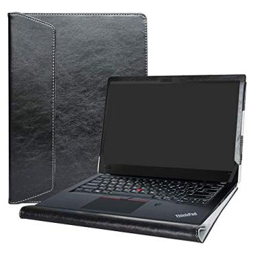Imagem de Alapmk Capa protetora para laptop Lenovo ThinkPad T14s/T490s, 14 polegadas, preta