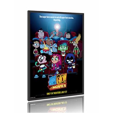 Imagem de Quadro Pôster Filme Os Jovens Titãs em Ação! Nos Cinemas 60x90
