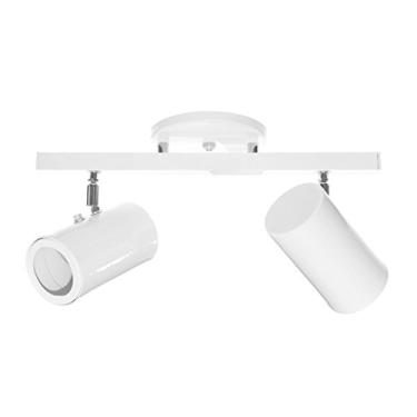 Imagem de SPOT SOBREPOR EM ALUMINIO E - 27 516 2 TRILHO BRANCO