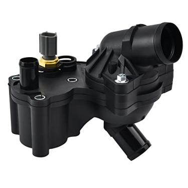 Imagem de EVIL ENERGY Conjunto de kit de invólucro de termostato, 2L2Z8592AA, compatível com Ford Explorer Sport e Mercury Mountaineer V6 4.0L 2002-2010