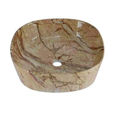 Imagem de Cuba de Cerâmica com Efeito Marmorizado