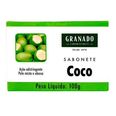 Imagem de Sabonete em Barra Granado Coco Pele Mista a Oleosa com 100g 100g