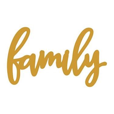 Imagem de Placa de madeira da família, decoração de casa, arte de parede inacabada, 20,32 x 7,62 cm, placa de madeira, placa de madeira personalizada, placa decorativa de madeira, decoração de parede