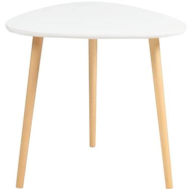 Imagem de Mesa Lateral de Apoio Minimalista em Madeira Pinus e MDF