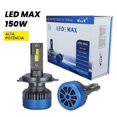 Imagem de Kit LED MAX 150W HB3 6000K 15000Lm Bivolt Rayx