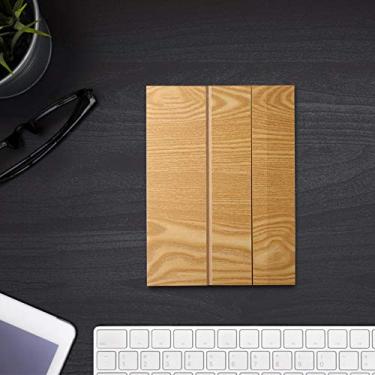 Imagem de Bindpo Lupa de Tela para Celular, Amplificador de Tela de Telefone de Alta Definição de 12 Polegadas, Antiradiação para Aumentar a Tela do Telefone Com Suporte de Grão de Madeira para Jogos, Filmes, Assistir a Vídeos (Ouro)