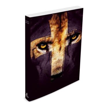 Imagem de Bíblia Sagrada Leão Cruz - Masculina - Brochura - NVI