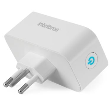 Imagem de Tomada Inteligente Intelbras Ews 301 Interruptor Conector Smart Plug Casa Inteligente Automação Residencial Linha Izy